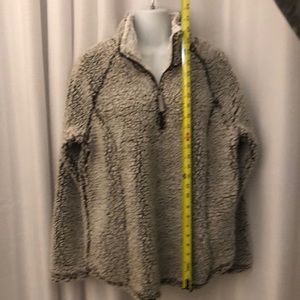 Cozy Sherpa, NWT, quarter zip,